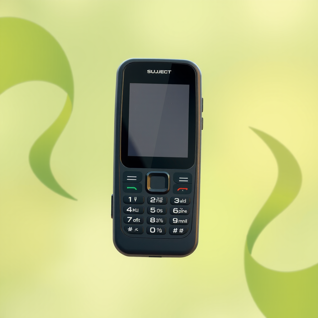 Telefon komórkowy z dużymi przyciskami i wyświetlaczem, zaprojektowany specjalnie dla osób starszych